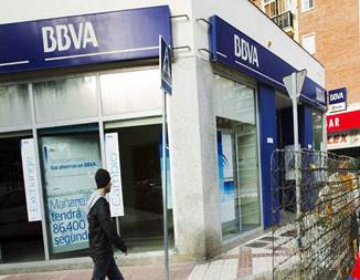 Sucursal del banco BBVA.